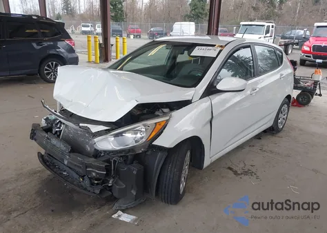 2016 Hyundai Accent Se z USA, uszkodzony, nr VIN KMHCT5AE9GU241067